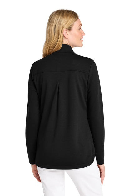 Black TravisMathew Women's Coveside Full-Zip TM1LD001 plain