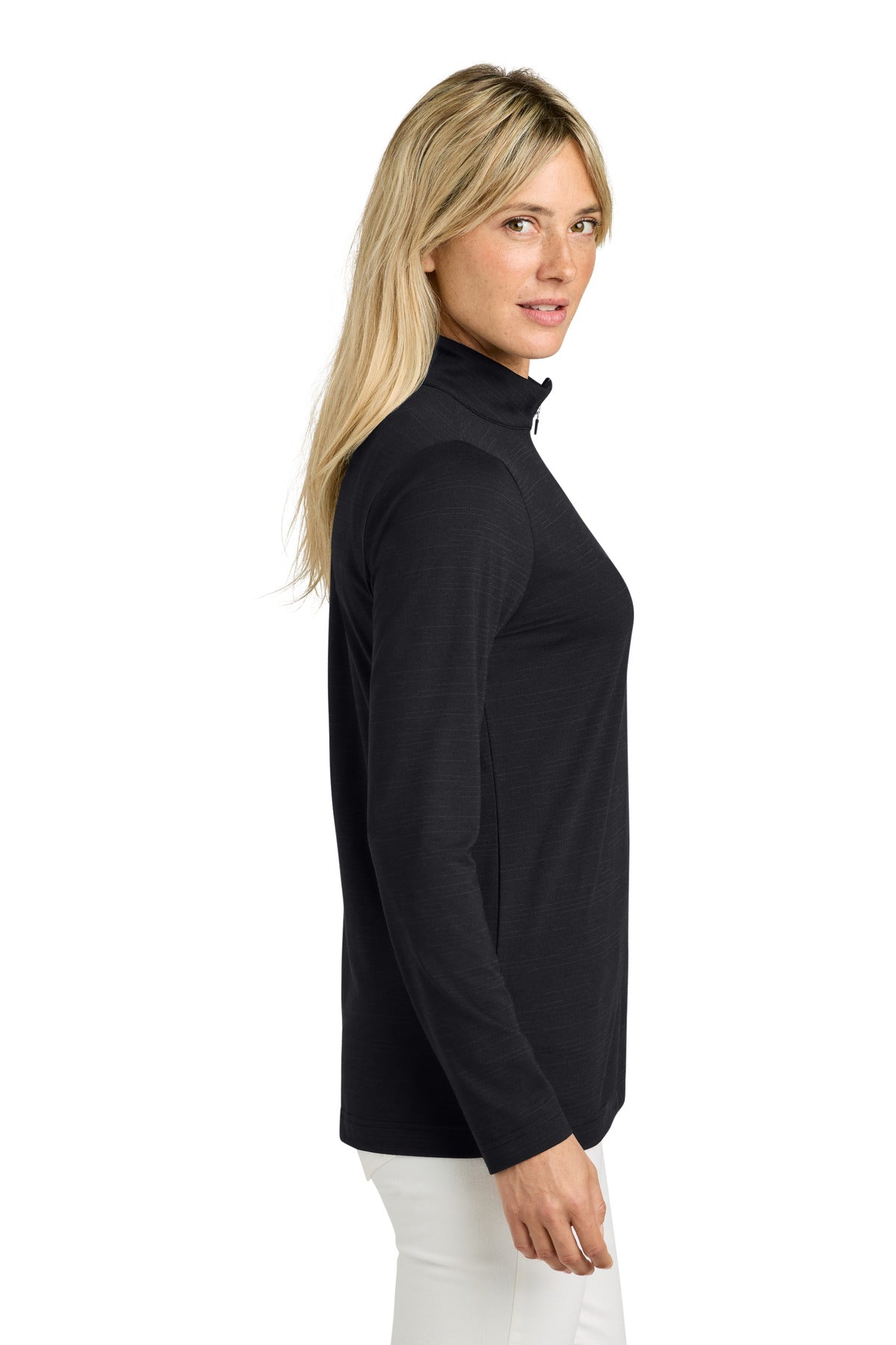 Black TravisMathew Women's Crestview 1/4-Zip TM1WW003 plain