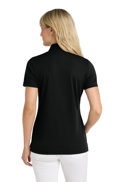 Black TravisMathew Women's Oceanside Solid Polo TM1WW001 plain