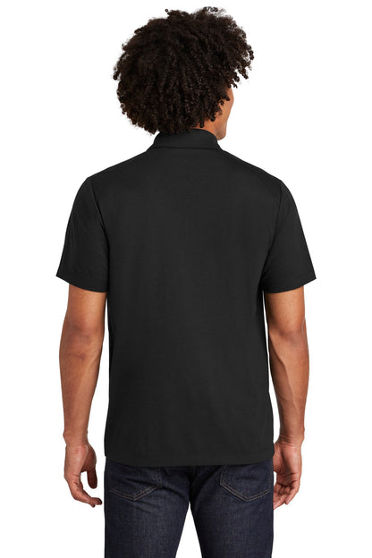 Black Triad So Sport-Tek PosiCharge Tri-Blend Wicking Polo. ST405 plain