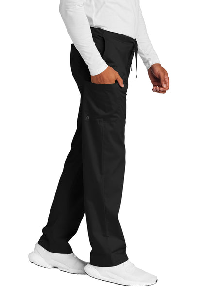 Black Wink Unisex Tall WorkFlex Cargo Pant WW3150T plain