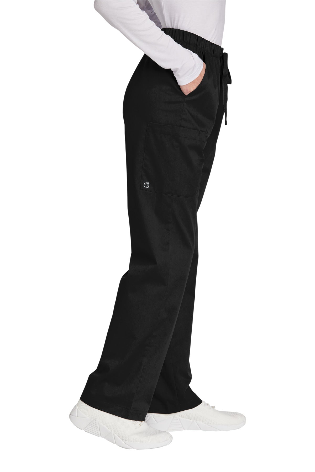 Black Wink Women's Tall WorkFlex Cargo Pant WW4550T plain