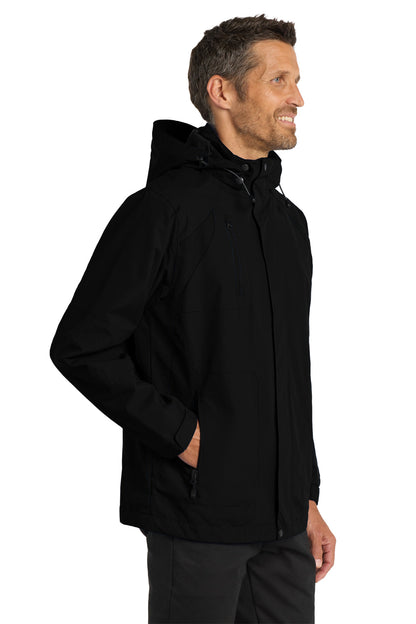 Black/Black Port Authority All-Season II Jacket. J304 plain