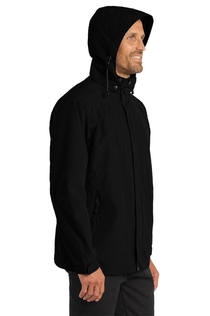 Black/Black Port Authority All-Season II Jacket. J304 plain