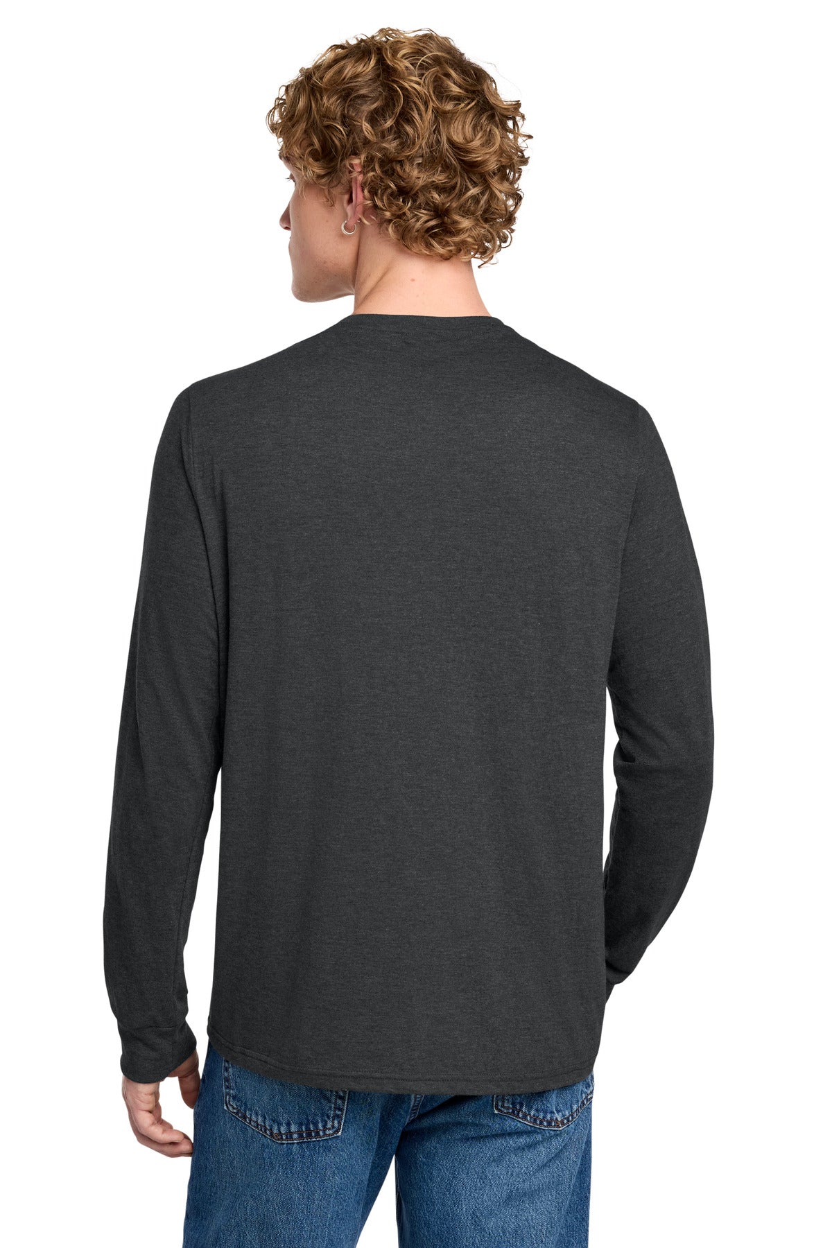 BlackFrost District Perfect Tri Long Sleeve Henley DT145 plain