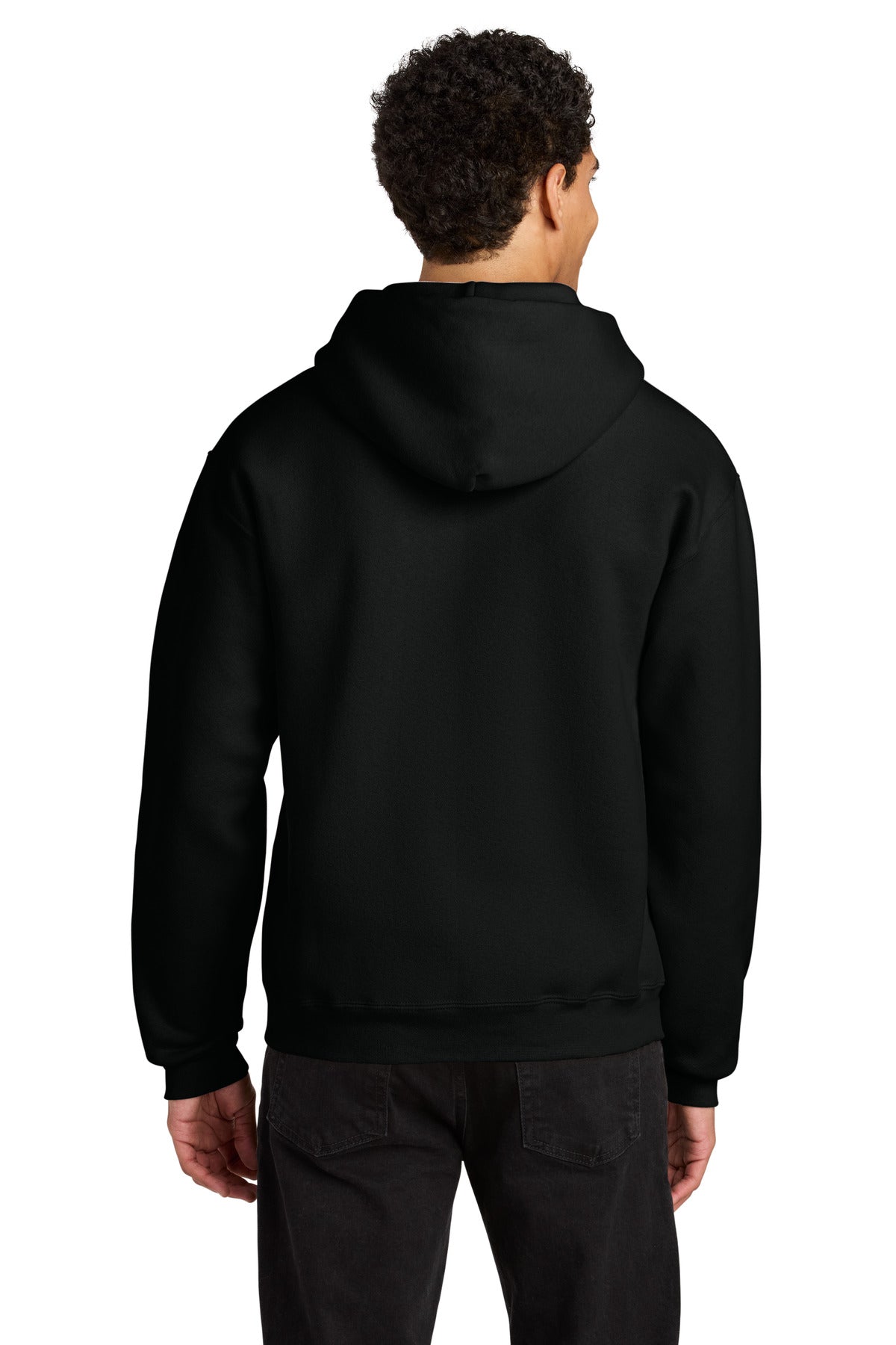 BlackInk Jerzees Rugged Unisex Hooded Sweatshirt H12M plain