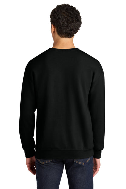 BlackInk Jerzees Ultimate Unisex CVC Ring Spun Crewneck Sweatshirt IC48M plain
