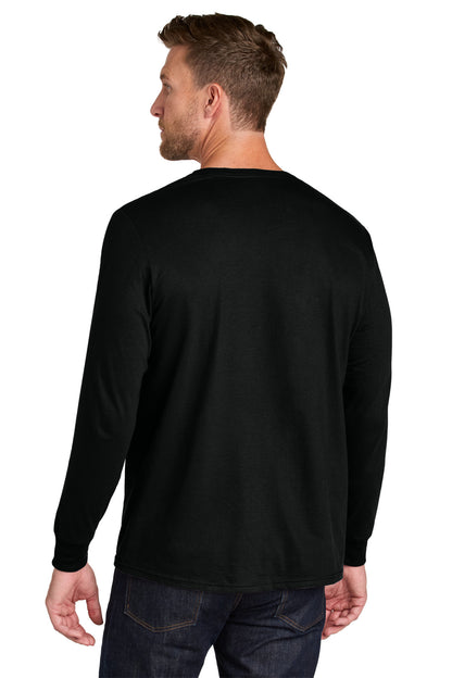 BlackInk Jerzees Ultimate Unisex Ring Spun Long Sleeve T-Shirt IC46L plain