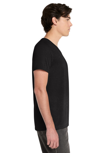 BlackMrbl BELLA+CANVAS Unisex Textured Jersey V-Neck Tee BC3655 plain