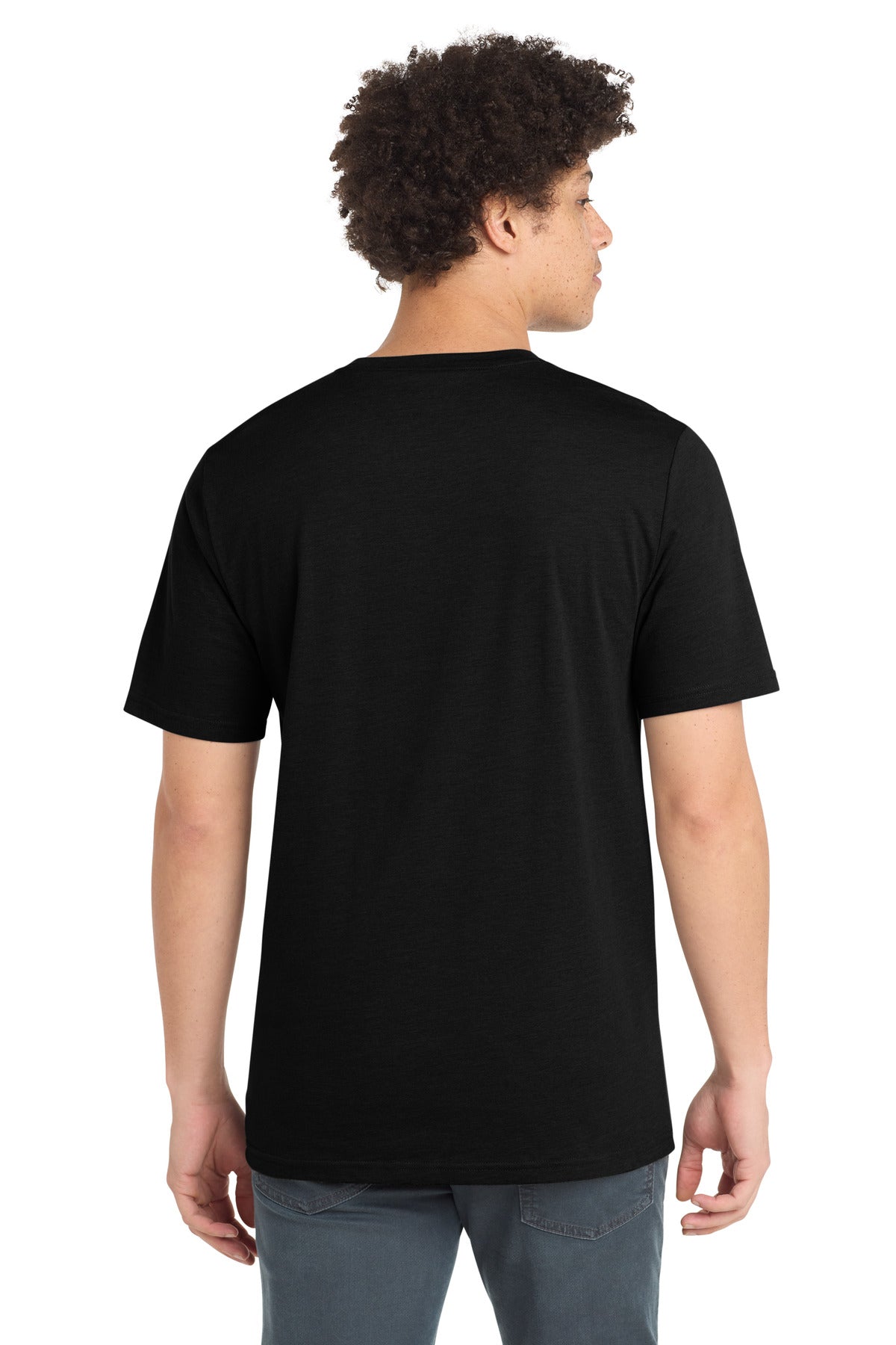 BlackSolid New Era Tri-Blend Tee NEA135 plain
