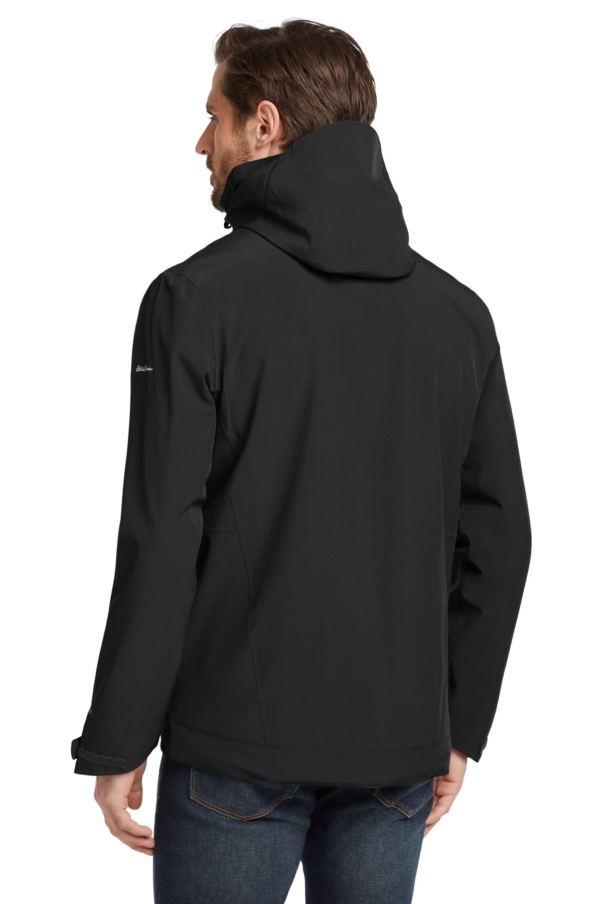 Black/Storm Gy Eddie Bauer WeatherEdge 3-in-1 Jacket EB656 plain