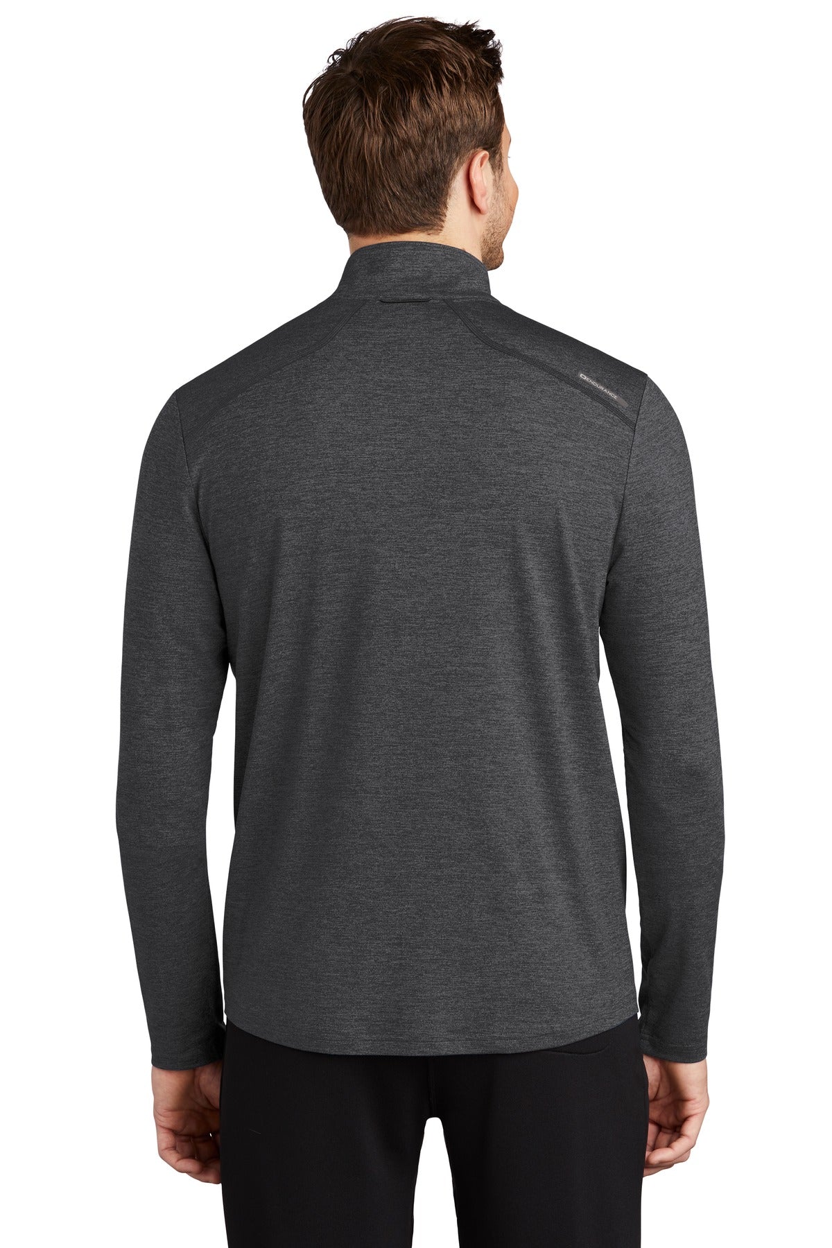 Blacktop Hthr OGIO Force 1/4-Zip OE341 plain