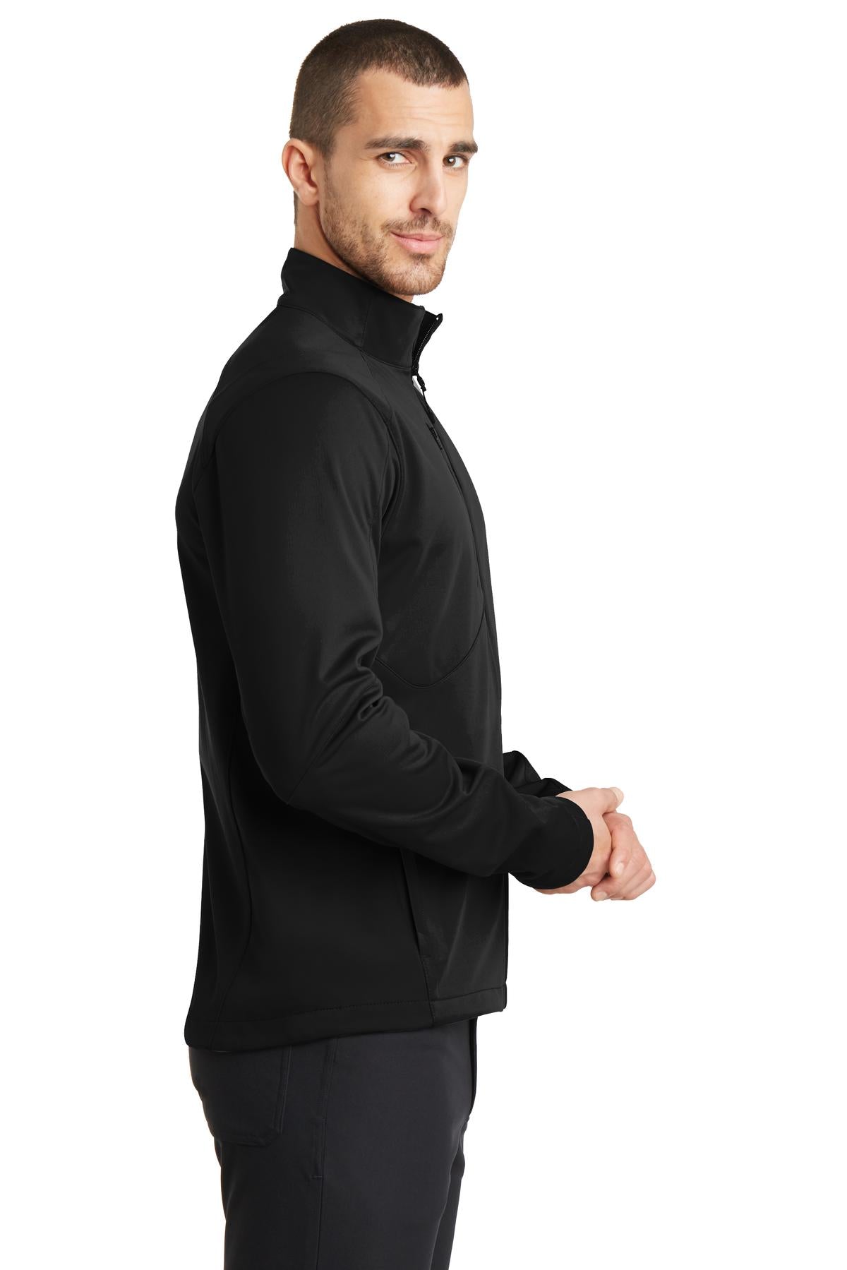 Blacktop OGIO Crux Soft Shell. OE720 plain