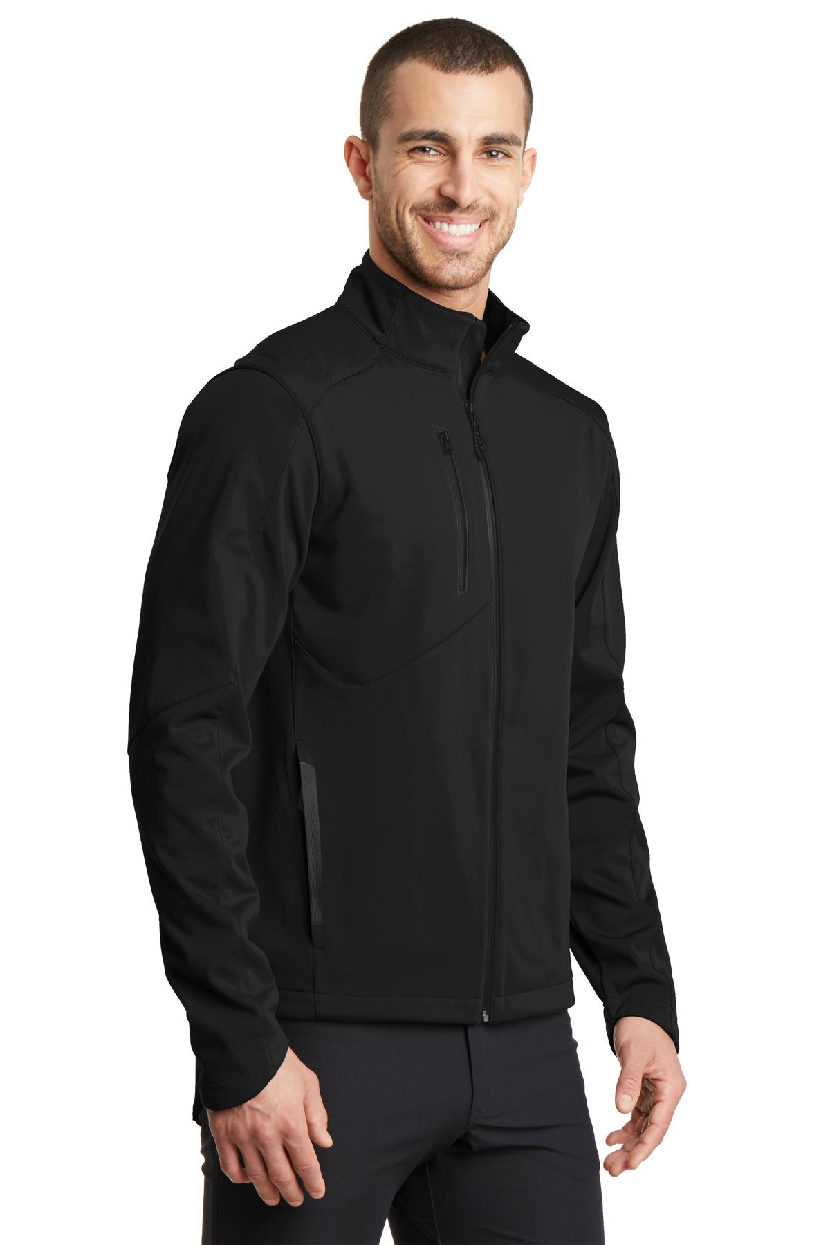 Blacktop OGIO Crux Soft Shell. OE720 plain