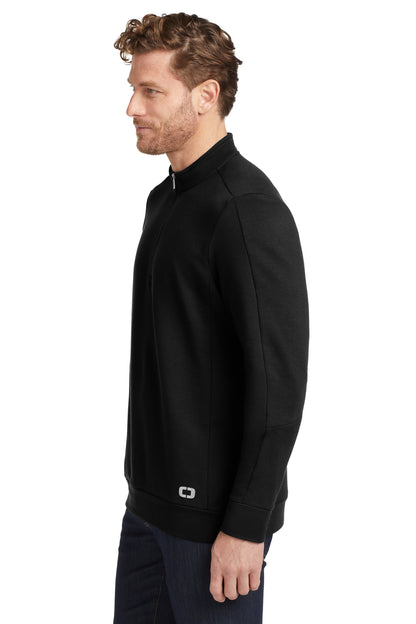 Blacktop OGIO Luuma 1/2-Zip Fleece. OG813 plain
