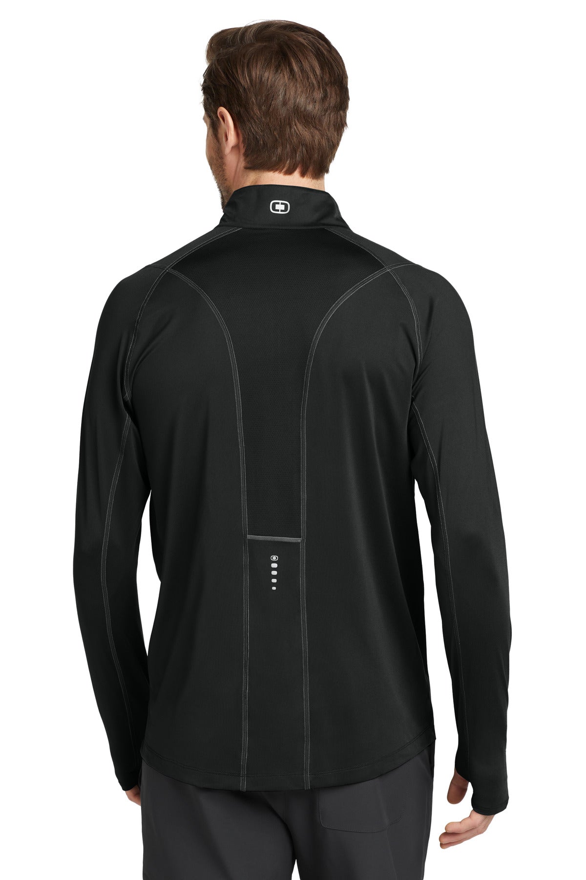 Blacktop OGIO Nexus 1/4-Zip Pullover. OE335 plain