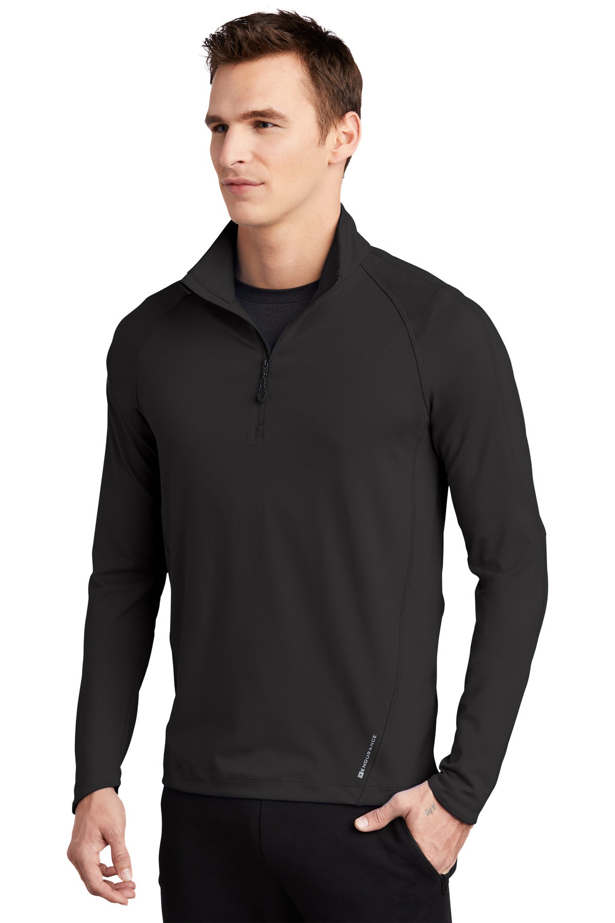 Blacktop OGIO Radius 1/4-Zip. OE550 plain
