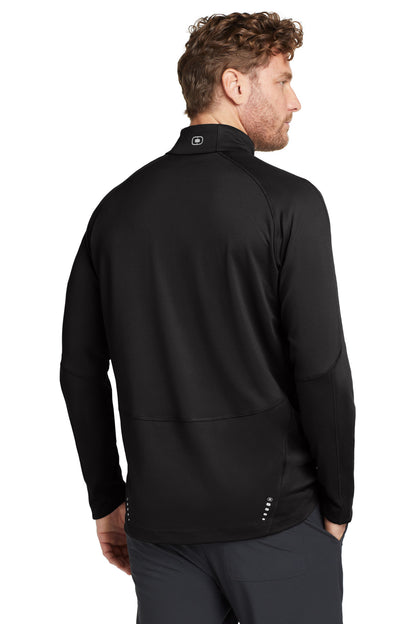 Blacktop OGIO Radius 1/4-Zip. OE550 plain