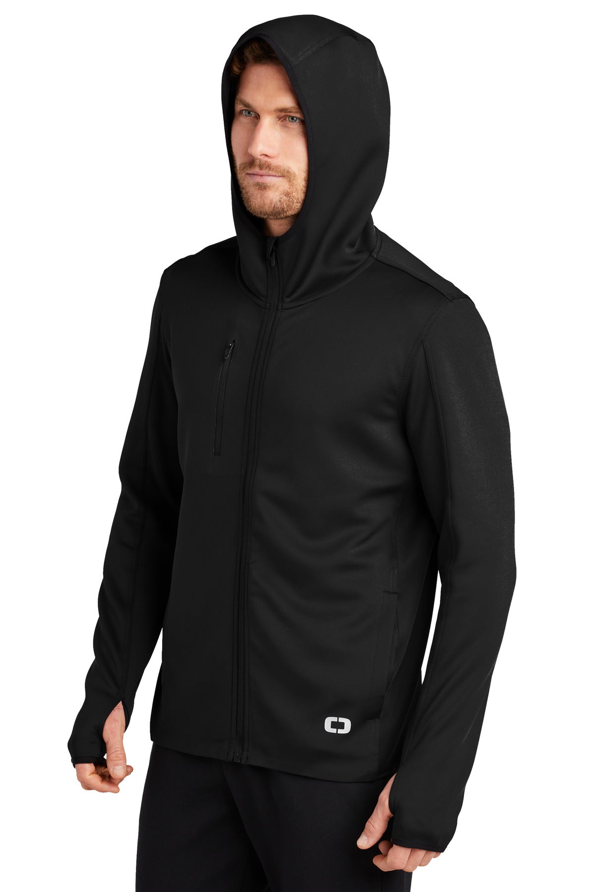 Blacktop OGIO Stealth Full-Zip Jacket. OE728 plain