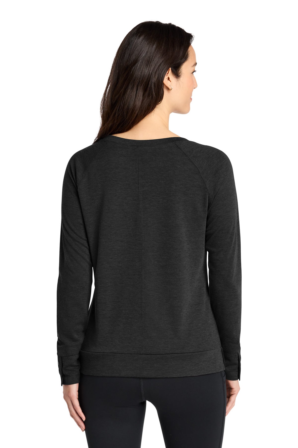Blacktop OGIO Women's Command Long Sleeve Scoop Neck LOG150 plain