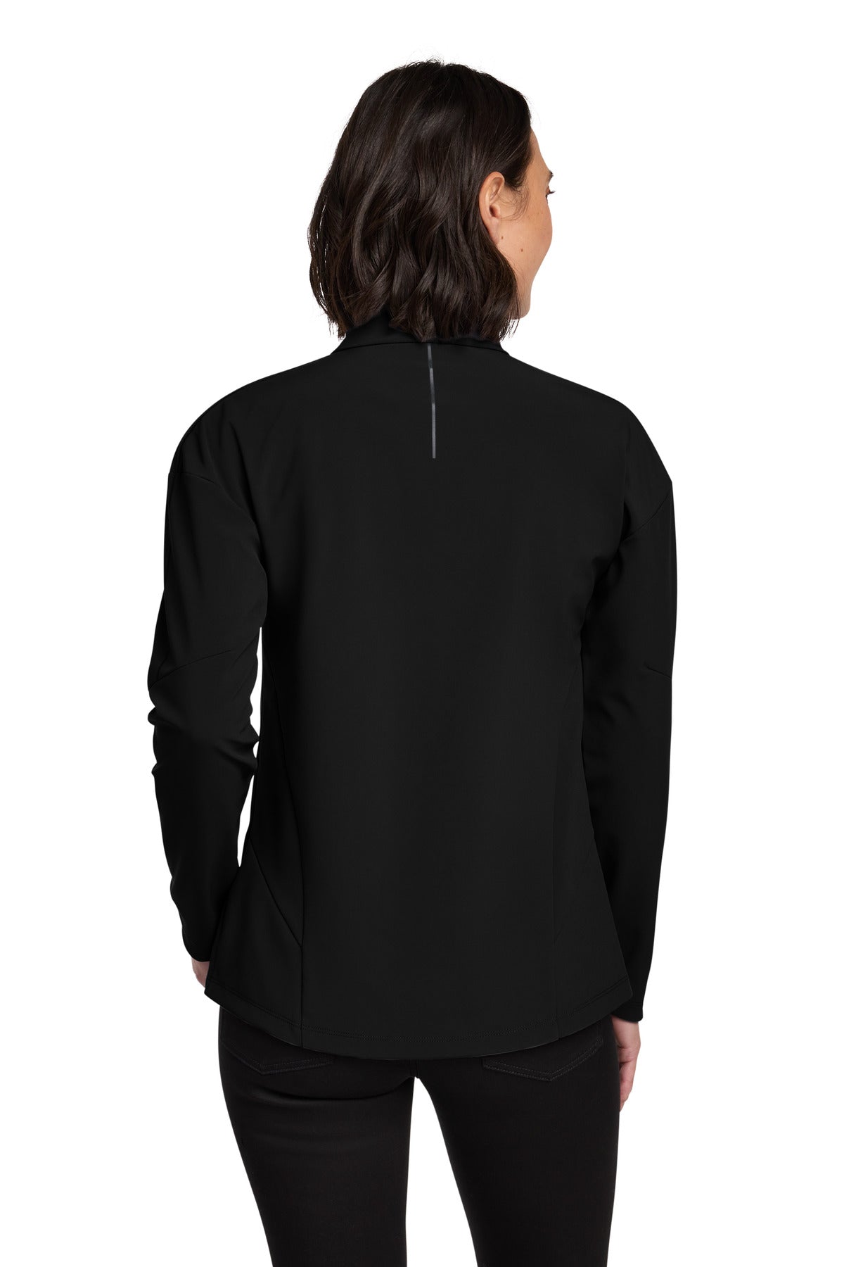 Blacktop OGIO Women's Commuter Full-Zip Soft Shell LOG755 plain
