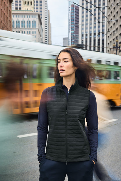 Blacktop OGIO Women's Driveline Hybrid Vest LOG761 plain