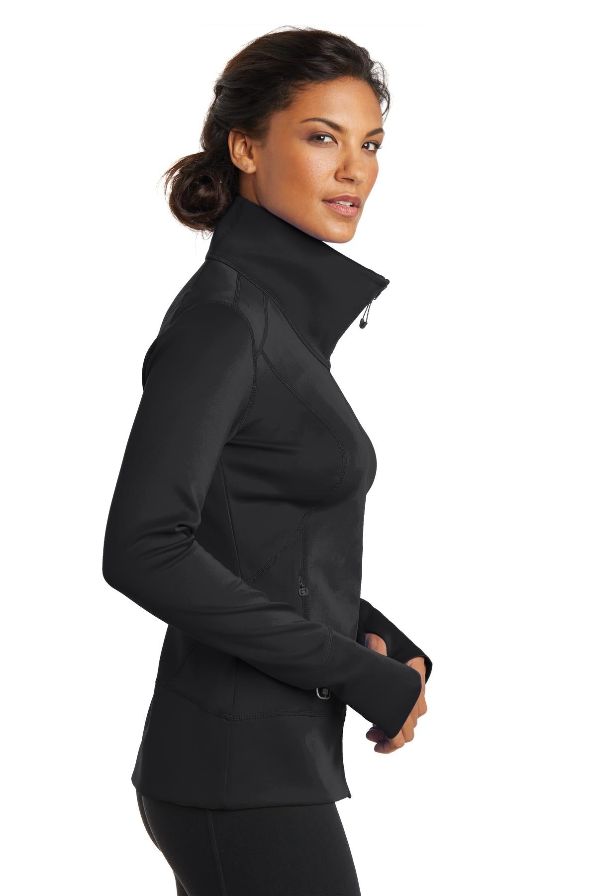Blacktop OGIO Women's Fulcrum Full-Zip. LOE700 plain