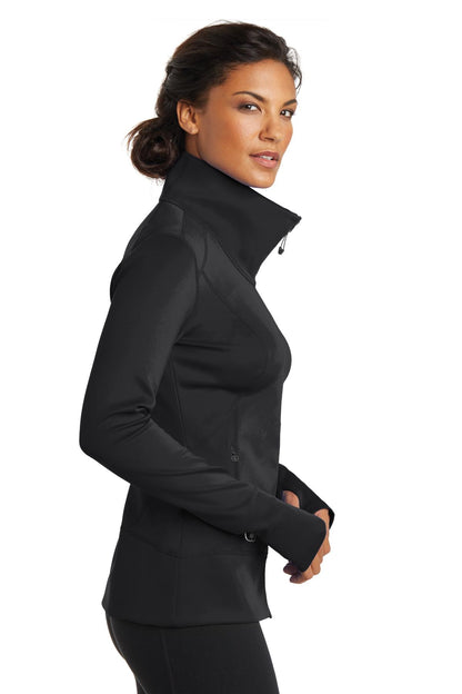 Blacktop OGIO Women's Fulcrum Full-Zip. LOE700 plain