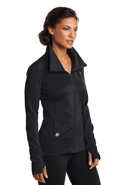 Blacktop OGIO Women's Fulcrum Full-Zip. LOE700 plain
