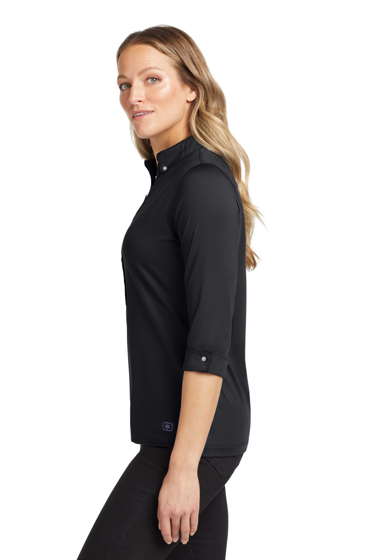 Blacktop OGIO Women's Gauge Polo. LOG122 plain