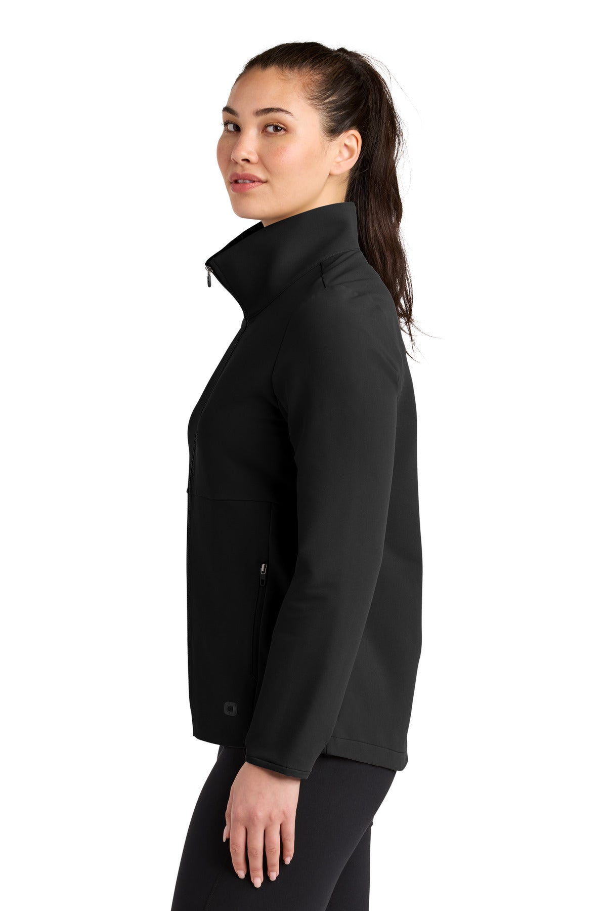 Blacktop OGIO Women's Kinetic Soft Shell LOG740 plain