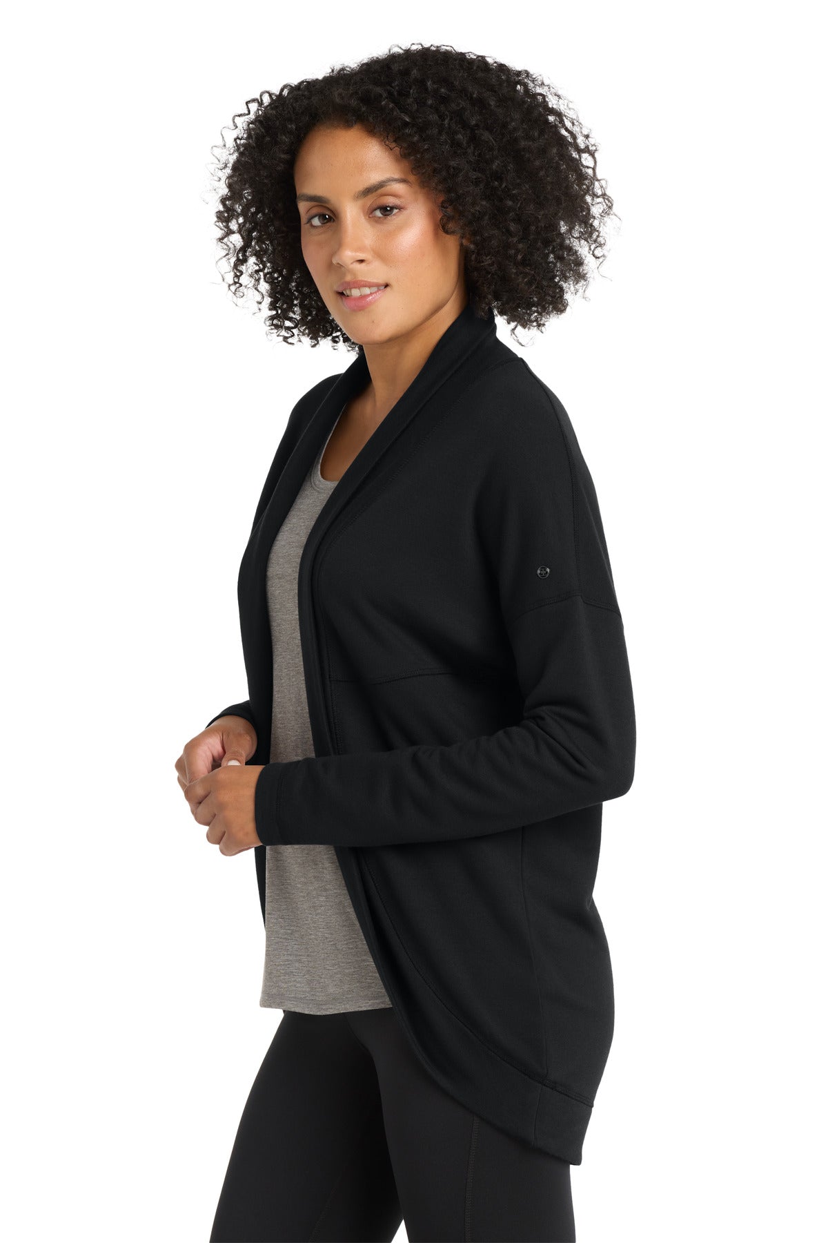 Blacktop OGIO Women's Luuma Cocoon Fleece. LOG811 plain