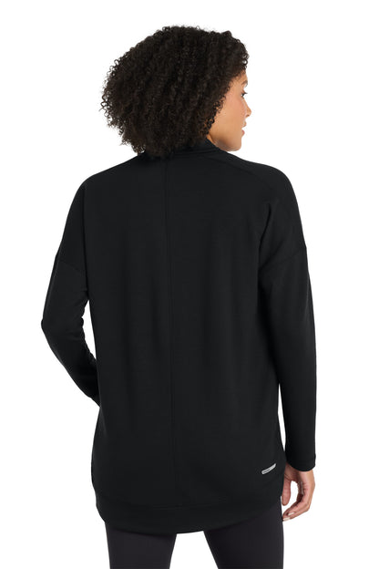 Blacktop OGIO Women's Luuma Cocoon Fleece. LOG811 plain