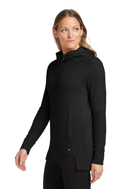 Blacktop OGIO Women's Luuma Pullover Fleece Hoodie. LOG810 plain
