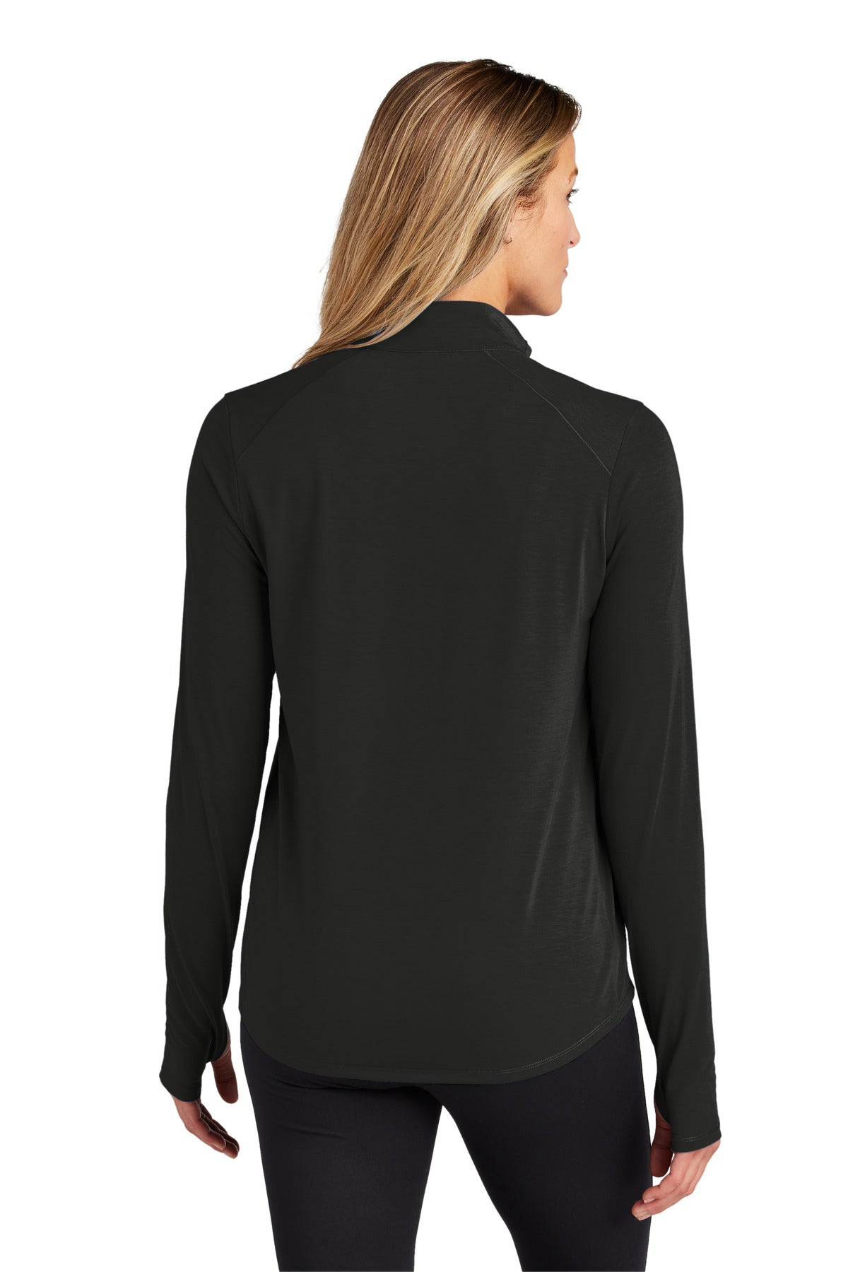 Blacktop OGIO Women's Motion 1/4-Zip LOG153 plain