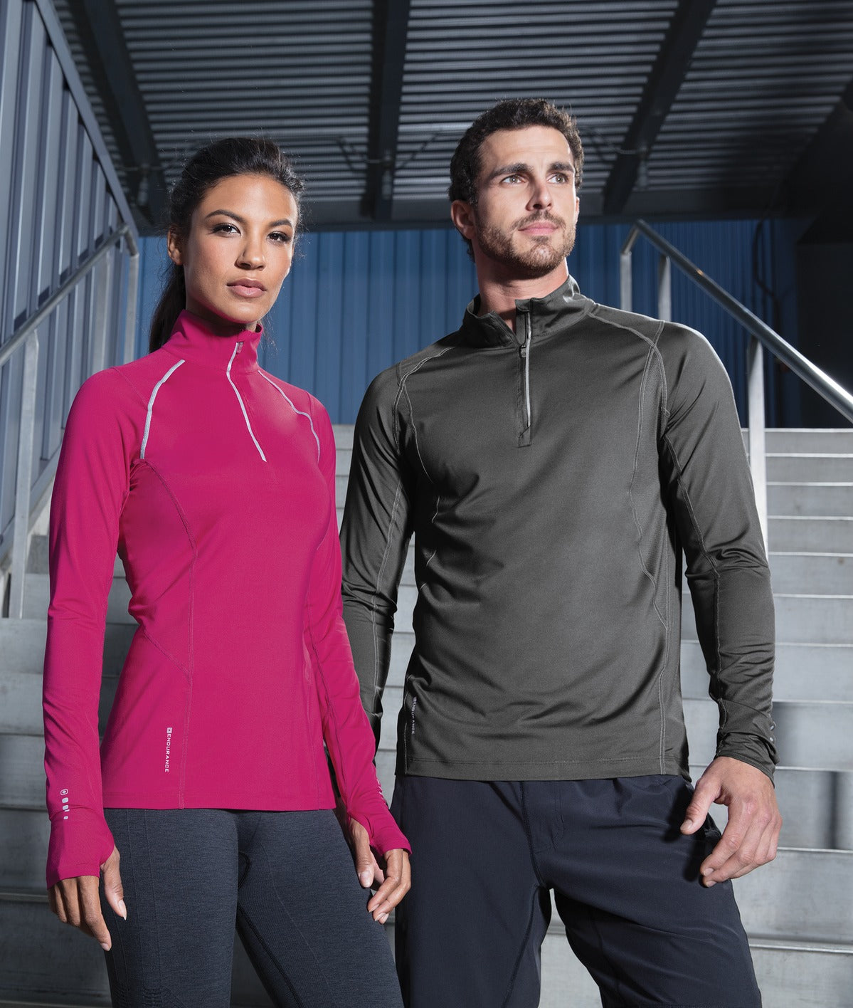 Blacktop OGIO Women's Nexus 1/4-Zip Pullover. LOE335 plain