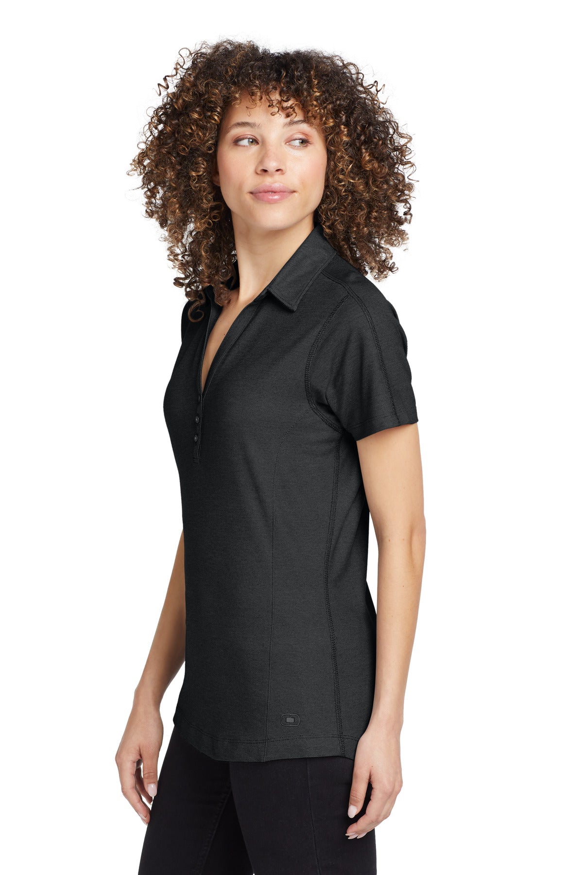 Blacktop OGIO Women's Onyx Polo. LOG126 plain