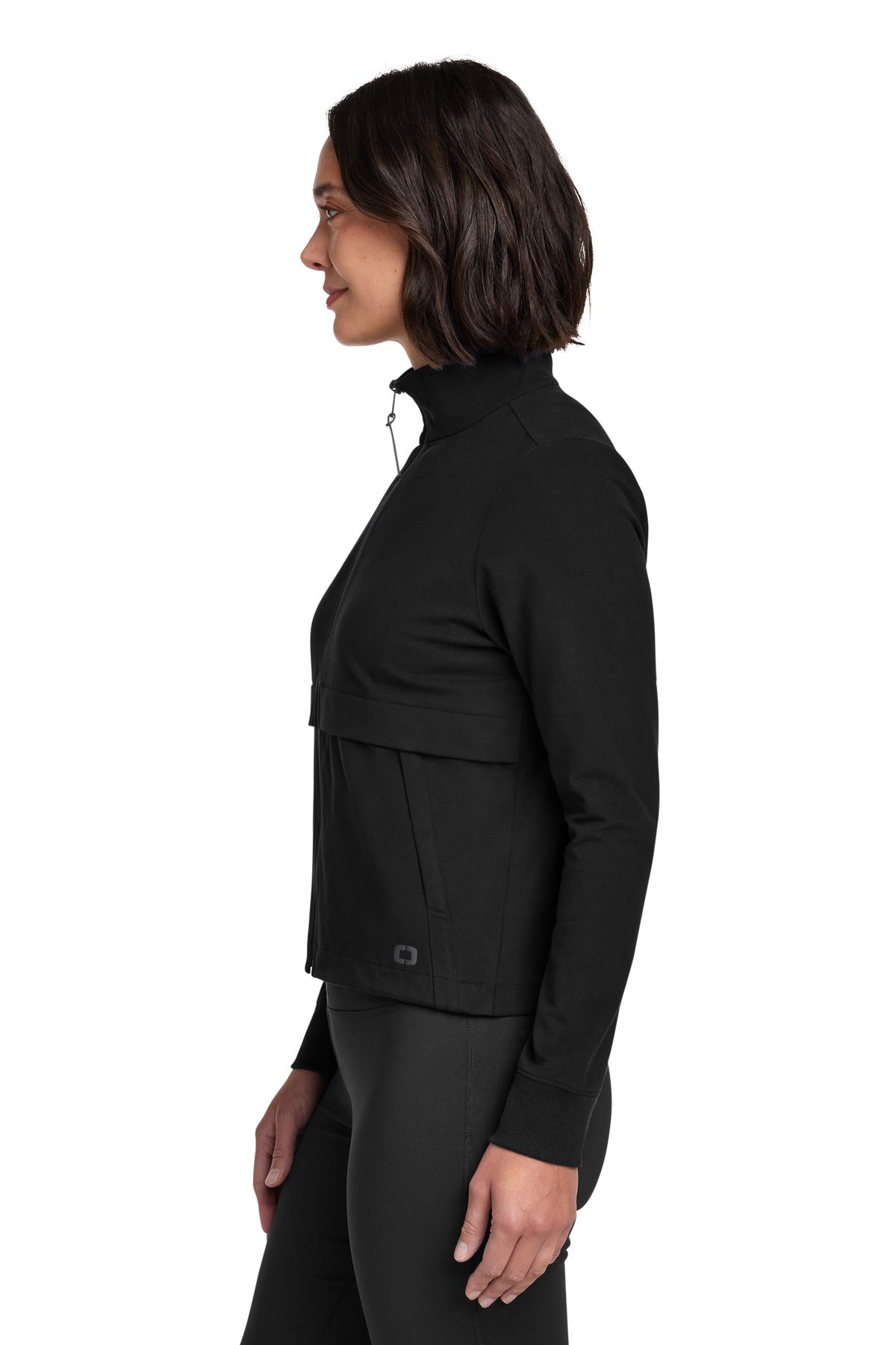 Blacktop OGIO Women's Outstretch Full-Zip LOG830 plain