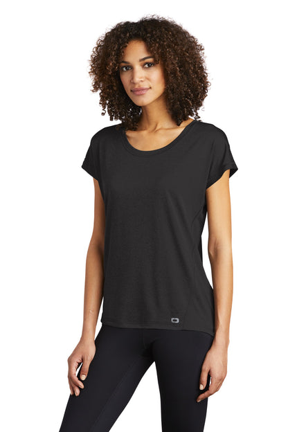 Blacktop OGIO Women's Pulse Dolman Tee LOE324 plain