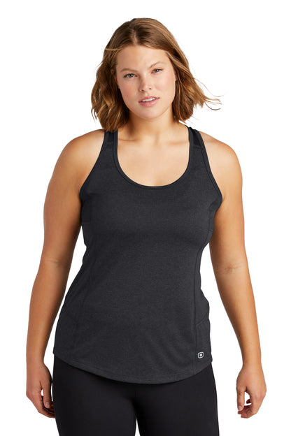 Blacktop OGIO Women's Racerback Pulse Tank. LOE322 plain