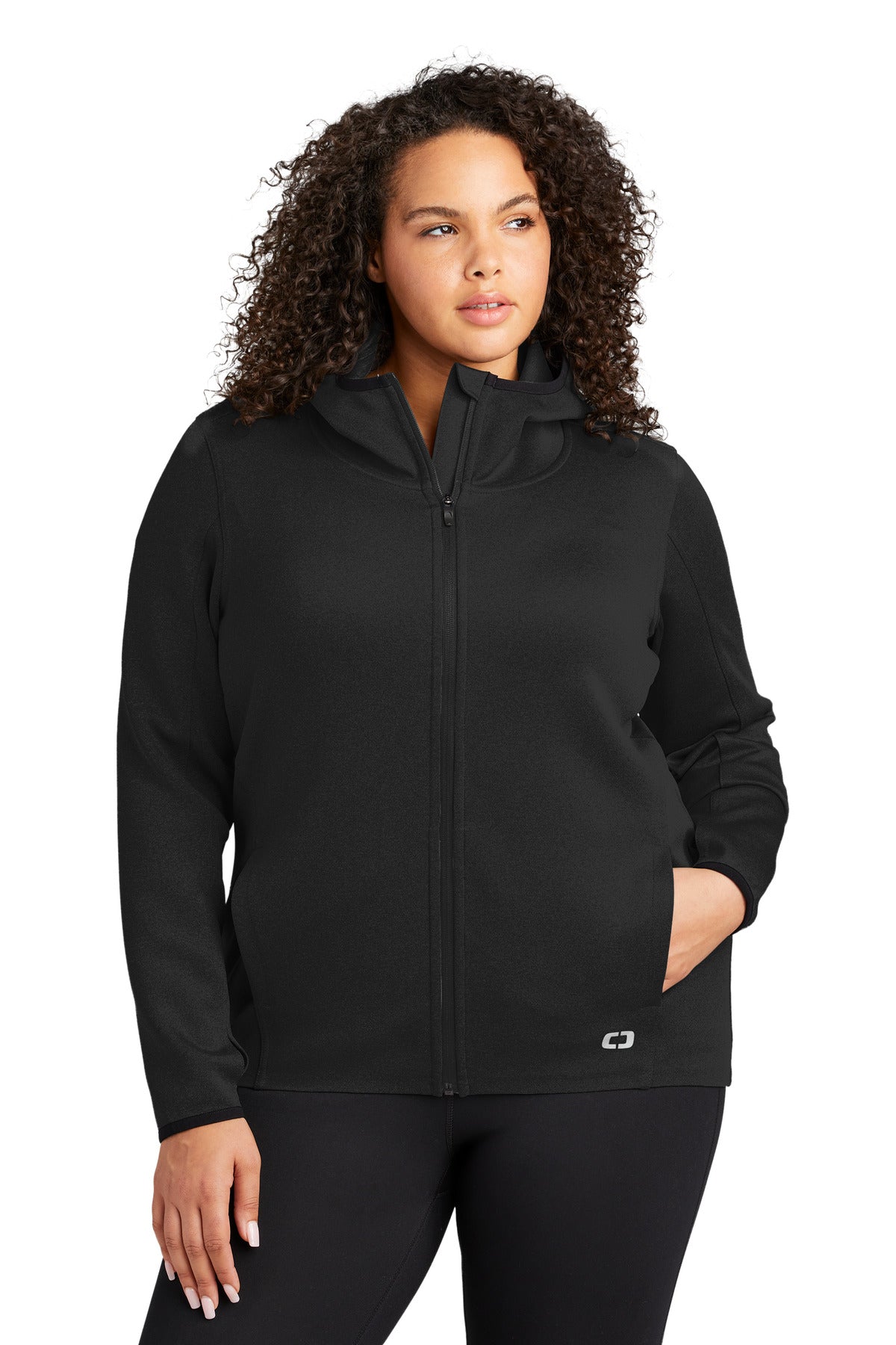 Blacktop OGIO Women's Stealth Full-Zip Jacket. LOE728 plain