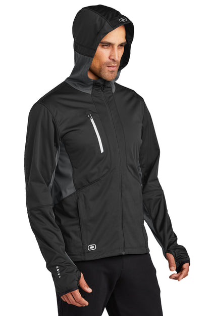 Blcktp/Gear Gy OGIO Pivot Soft Shell. OE721 plain