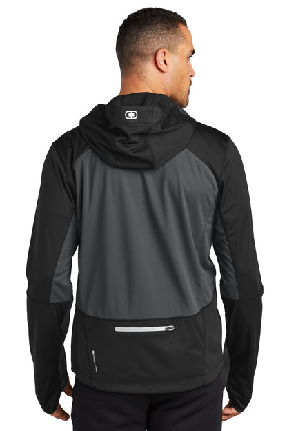 Blcktp/Gear Gy OGIO Pivot Soft Shell. OE721 plain
