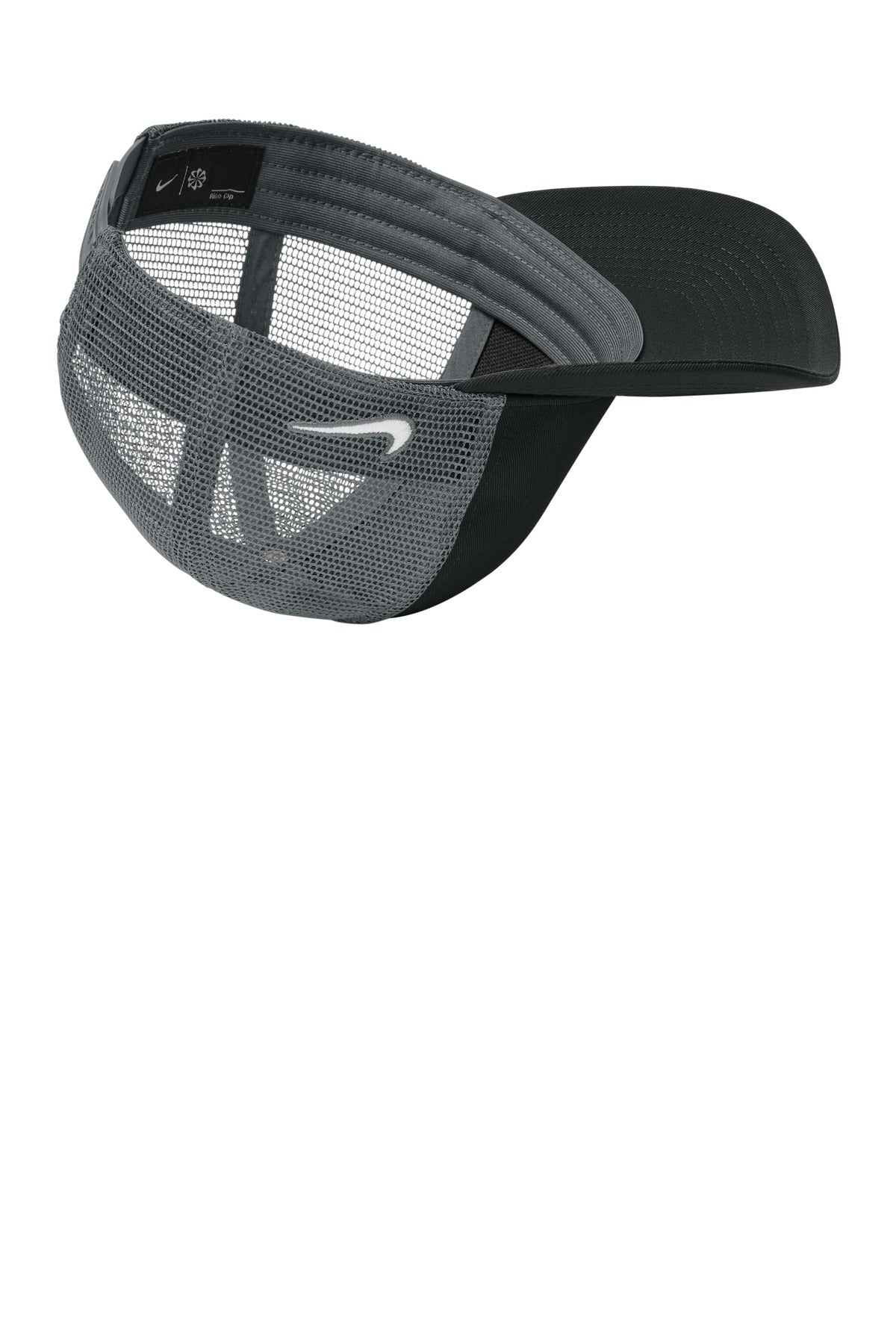 Blk/DkGrey Nike Snapback Mesh Trucker Cap NKFN9893