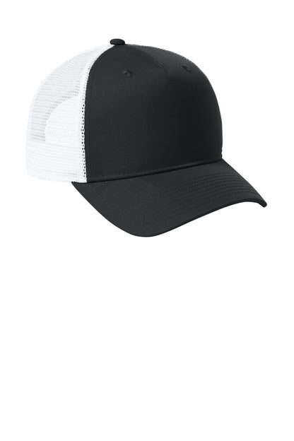 Blk/White Nike Snapback Mesh Trucker Cap NKFN9893