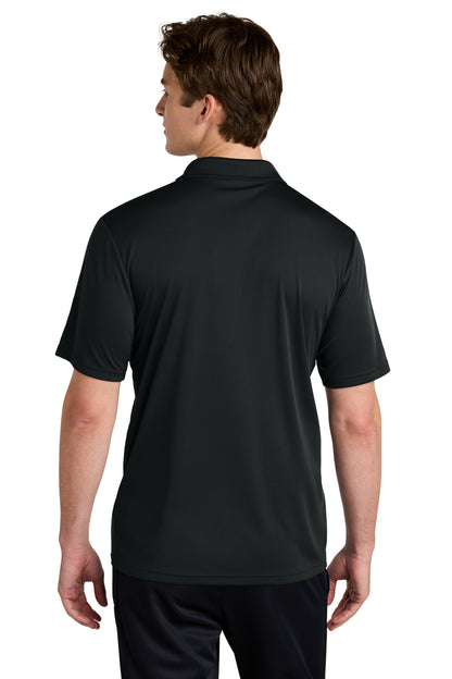 Blk/White Sport-Tek Competitor United Polo ST104 plain