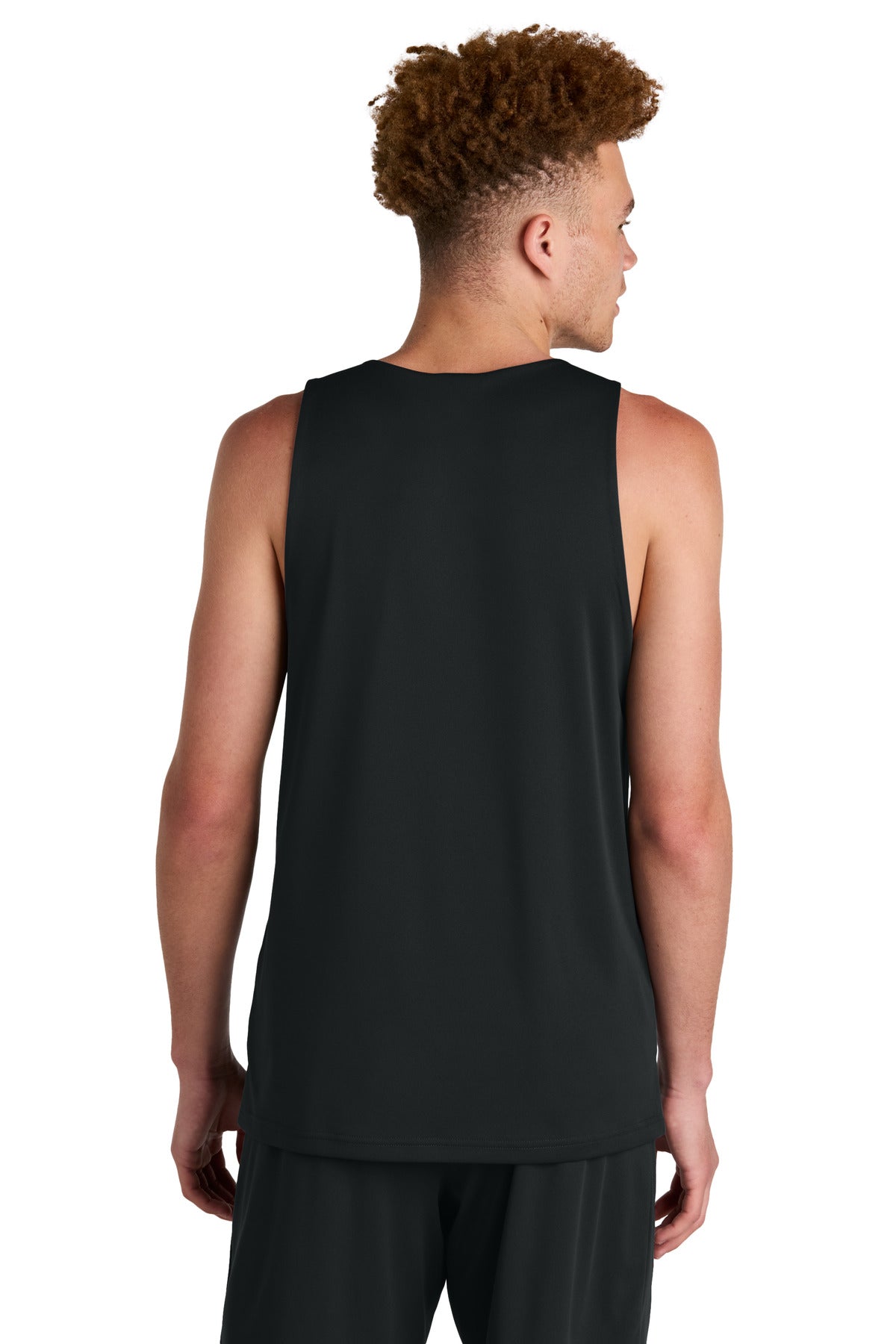 Blk/White Sport-Tek PosiCharge Competitor Rev Tank ST551 plain