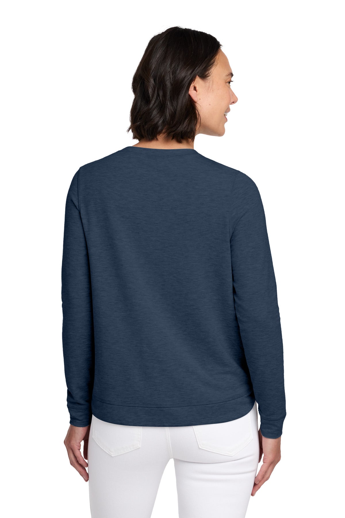 BlNightsHt TravisMathew Women's Long Weekend Crew TM1LD003 plain