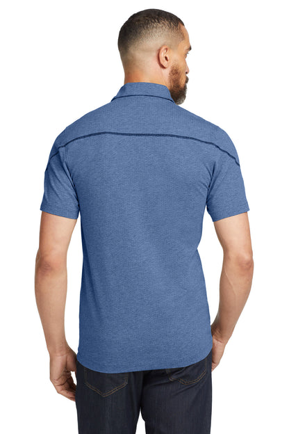 Blue Hthr OGIO Tread Polo. OG135 plain