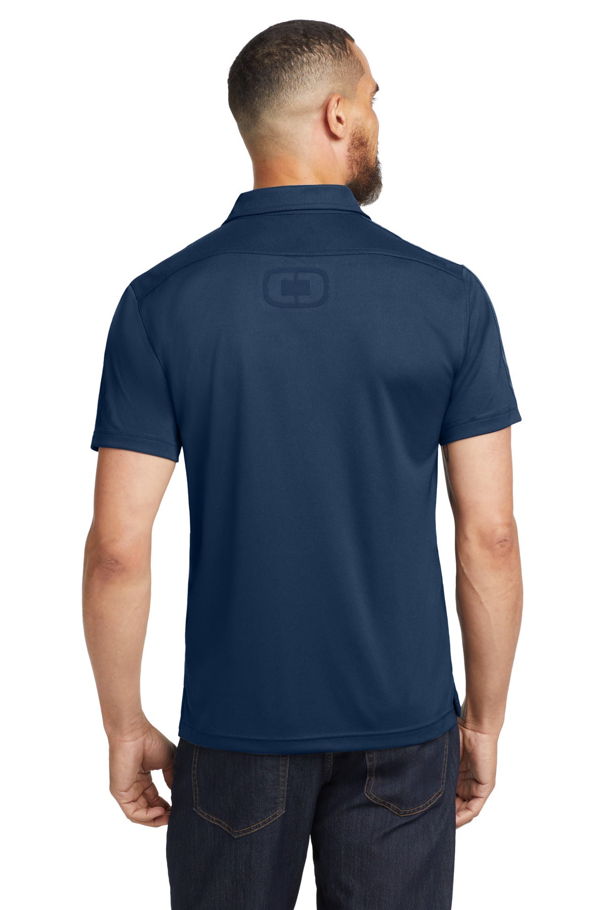 Blue Indigo OGIO - Hybrid Polo. OG109 plain